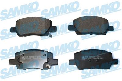 Bremžu uzliku kompl., Disku bremzes SAMKO 5SP2399