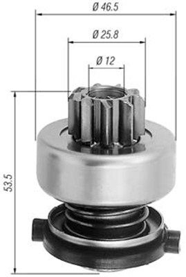 Zobrats, Starteris MAGNETI MARELLI 940113020449