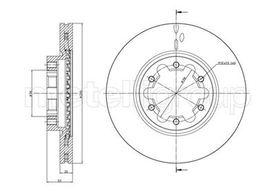 Bremžu diski METELLI 23-1178