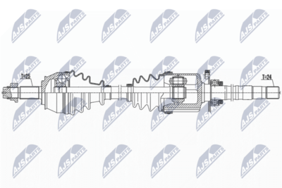 Приводной вал NTY NPW-FT-051