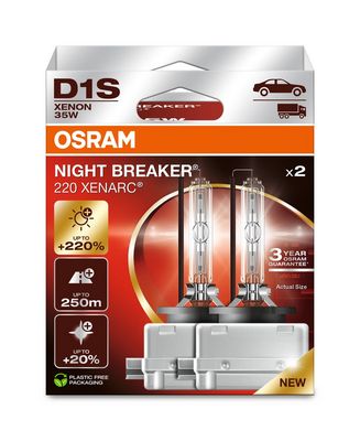 Kvēlspuldze, Tālās gaismas lukturis ams-OSRAM 66140XN2-2HB