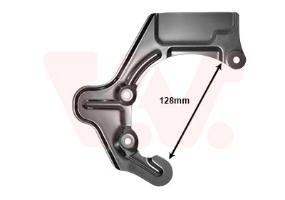 Dubļu sargs, Bremžu disks VAN WEZEL 5824372