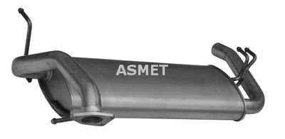 Глушитель выхлопных газов конечный ASMET 26.010
