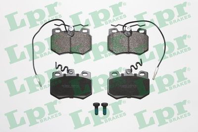 Комплект тормозных колодок, дисковый тормоз LPR 05P272