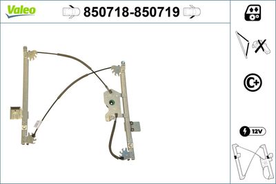 Стеклоподъемник VALEO 850718
