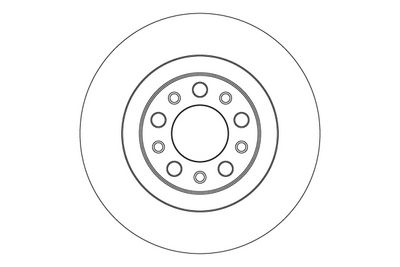 Тормозной диск TRW DF3986
