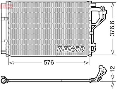 Конденсатор, кондиционер DENSO DCN41010