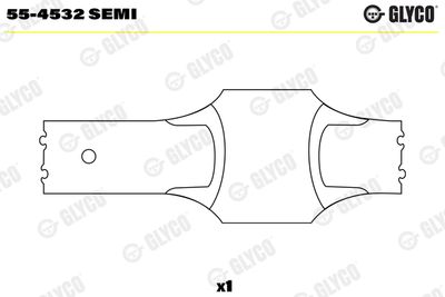 Bukse, Klanis GLYCO 55-4532 SEMI