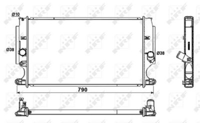 Radiators, Motora dzesēšanas sistēma NRF 53181