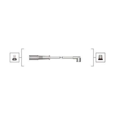 MAGNETI MARELLI 941319170054 Augstsprieguma vadu komplekts