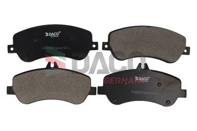 Bremžu uzliku kompl., Disku bremzes DACO 322329