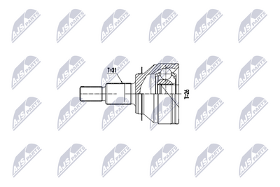 Шарнирный комплект, приводной вал NTY NPZ-MZ-063