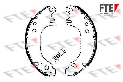 Bremžu loku komplekts FTE 9100005