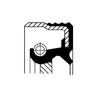 Уплотняющее кольцо, раздаточная коробка CORTECO 01034940B