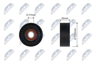 Spriegotājrullītis, Ķīļrievu siksna NTY RNK-FR-064