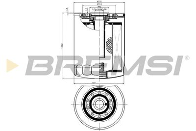 Масляный фильтр BREMSI FL0029