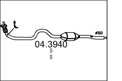 Катализатор MTS 04.3940