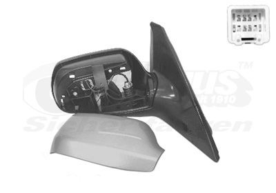 Ārējais atpakaļskata spogulis VAN WEZEL 2734818