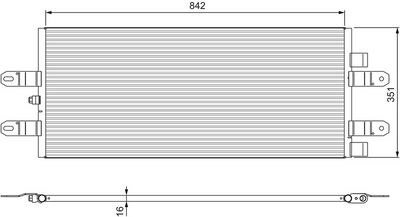 Kondensators, Gaisa kond. sistēma VALEO 815093
