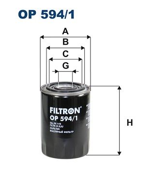 Eļļas filtrs FILTRON OP 594/1