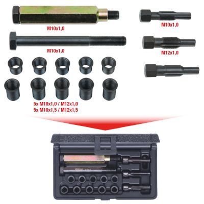 Vītņgriešanas instrumentu komplekts, Kvēlsvece KS TOOLS 150.5040