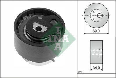 Натяжной ролик, ремень ГРМ Schaeffler INA 531 0771 10