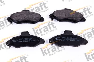 Bremžu uzliku kompl., Disku bremzes KRAFT AUTOMOTIVE 6002085