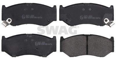 Bremžu uzliku kompl., Disku bremzes SWAG 33 10 9106
