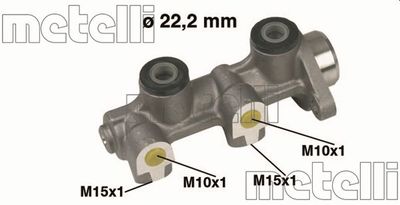 Главный тормозной цилиндр METELLI 05-0336