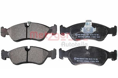 Bremžu uzliku kompl., Disku bremzes METZGER 1170235