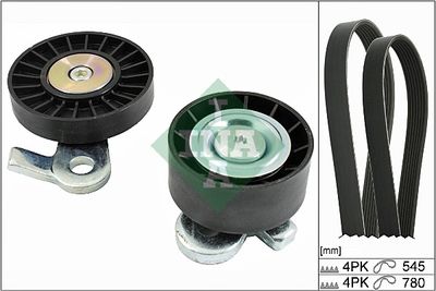 Ķīļrievu siksnu komplekts Schaeffler INA 529 0063 10