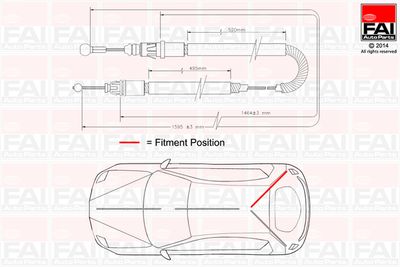 Trose, Stāvbremžu sistēma FAI AutoParts FBC0134