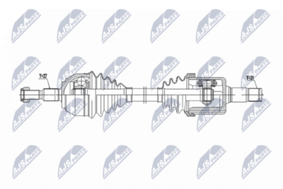 Приводной вал NTY NPW-FR-183