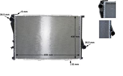 Radiators, Motora dzesēšanas sistēma MAHLE CR 296 000S