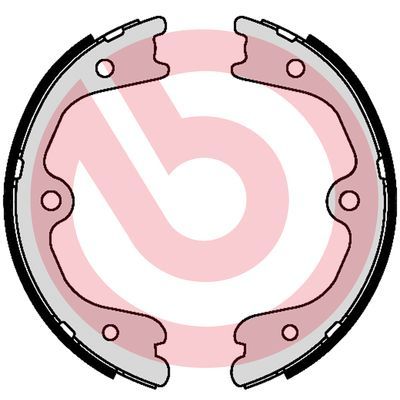 Bremžu loku kompl., Stāvbremze BREMBO S 56 552