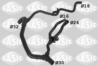 Шланг радиатора SASIC 3404203