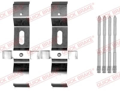 QUICK BRAKE 1090004 Piederumu komplekts, Disku