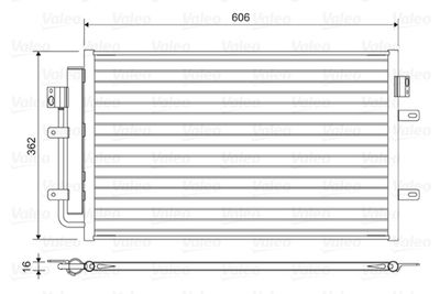 Kondensators, Gaisa kond. sistēma VALEO 822551