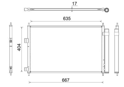 Конденсатор, кондиционер MAHLE AC 798 000S