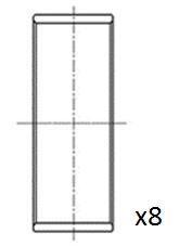 Шатунный подшипник FAI AutoParts BB2056-STD