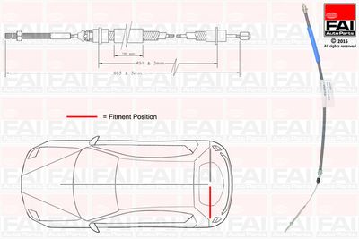 Trose, Stāvbremžu sistēma FAI AutoParts FBC0113