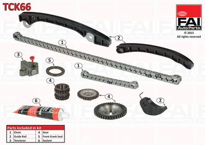 Комплект цели привода распредвала FAI AUTOPARTS TCK66