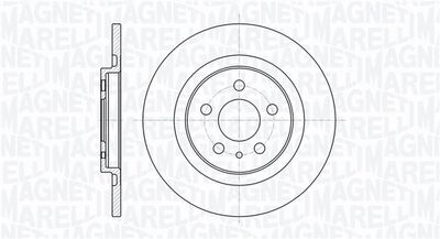 Тормозной диск MAGNETI MARELLI 361302040269