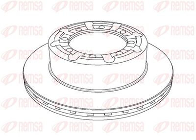 Тормозной диск REMSA NCA1140.20