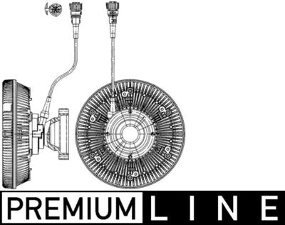 Sajūgs, Radiatora ventilators MAHLE CFC 227 000P