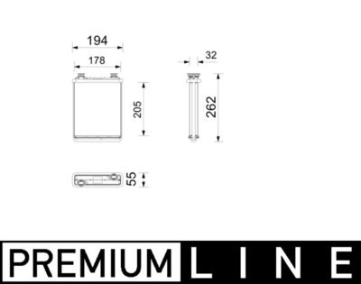 Siltummainis, Salona apsilde MAHLE AH 357 000P