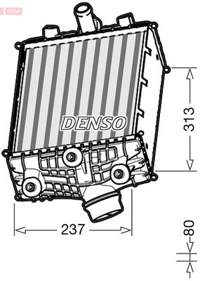 Интеркулер DENSO DIT28002