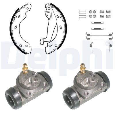 Комплект тормозных колодок DELPHI KP1081
