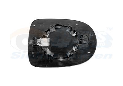 Зеркальное стекло, наружное зеркало VAN WEZEL 4333837