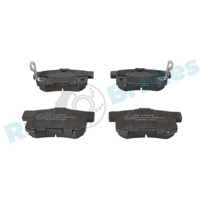Bremžu uzliku kompl., Disku bremzes RAP BRAKES R-P0989